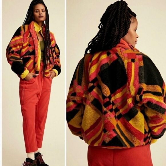 Free People Jackets & Blazers - New FREE PEOPLE ROCKY RIDGE FLEECE JACKET
SIZE S
Retail $286